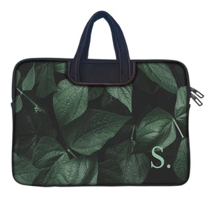 Letter On Leaf | DFY Laptop Sleeve with Concealable Handles fits Up to 15.6" Laptop / MacBook 16 inches