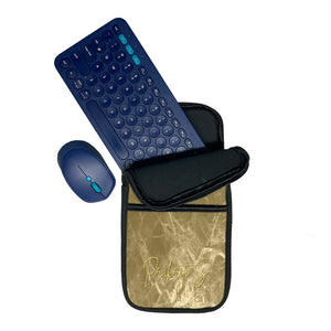 GOLDEN MARBLE | DFY Keyboard and Mouse Sleeve for wireless Keyboard & Mouse