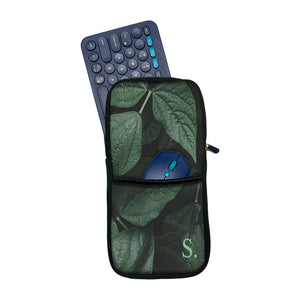 LETTER ON A LEAF | DFY Keyboard and Mouse Sleeve for wireless Keyboard & Mouse