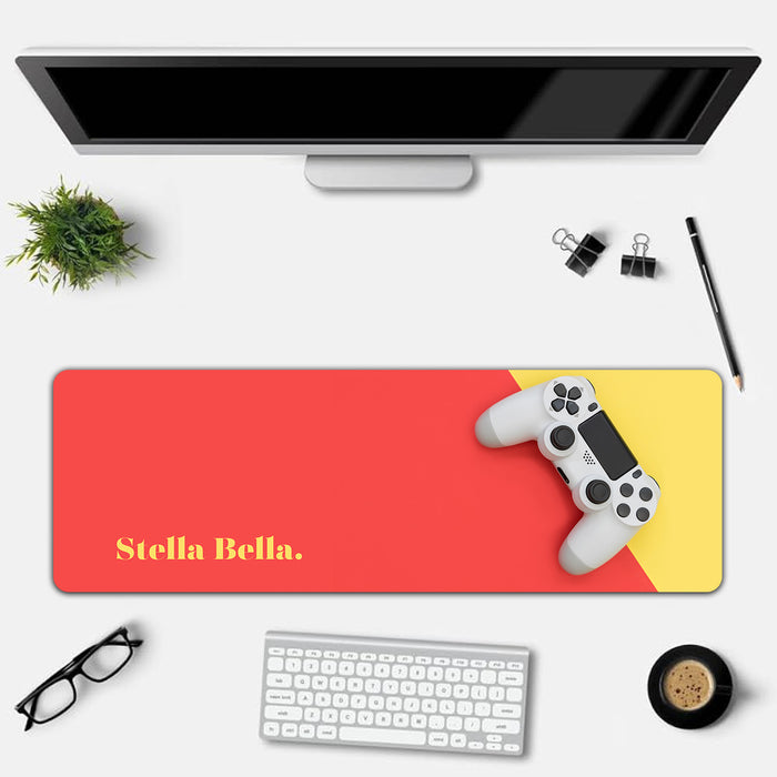 DFY Yellow Joystick Desk Mat