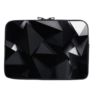 ABSTRACT TRAINGLE CHAIN POUCH LAPTOP SLEEVE COVER CASE