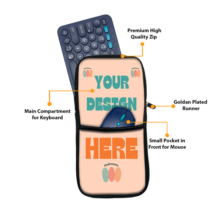 Customised DFY Keyboard and Mouse Sleeve for wireless Keyboard & Mouse