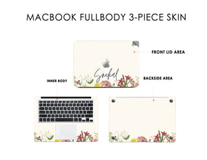 FLORAL BASE  DFY Macbook Skin Decal