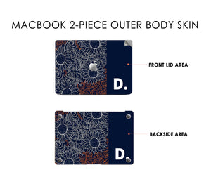 FLORALSTROMY DFY Macbook Skin Decal