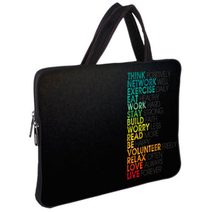 Think Positively Laptop MacBook Designer Sleeve