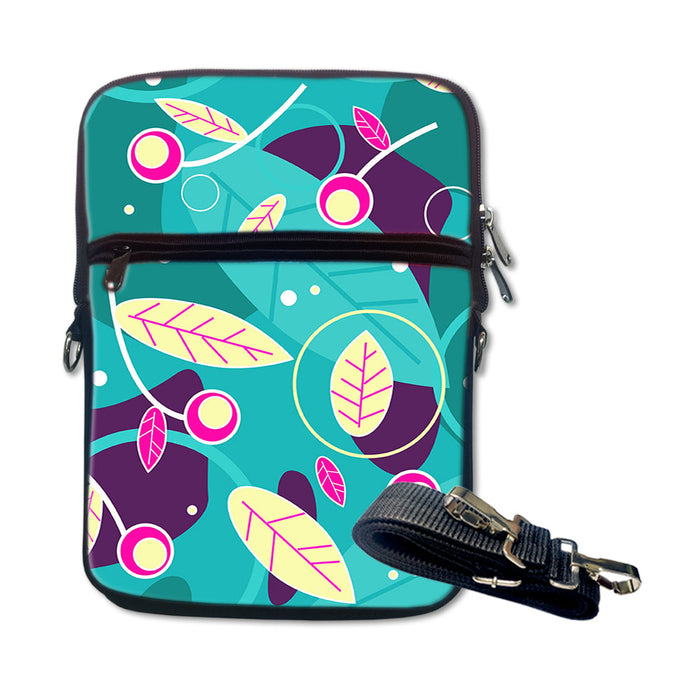 LEAFY BLUES CROSS BODY SLING BAG