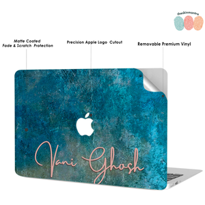 WITHERED TEAL WALL DFY Macbook Skin Decal