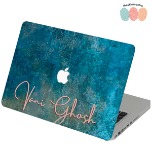 WITHERED TEAL WALL DFY Macbook Skin Decal