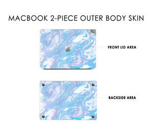 Marble Mesh 1  Macbook Skin Decal