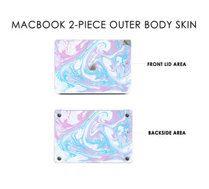 Marble Mesh 2 Macbook Skin Decal