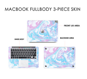 Marble Mesh 2 Macbook Skin Decal