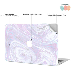 Marble Mesh 3 Macbook Skin Decal