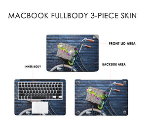 BASKET on the street  Macbook Skin Decal