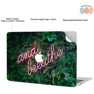 And Breathe Macbook Skin Decal