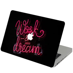 Work and Dream Macbook Skin Decal