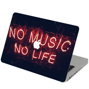 No Music No Life Macbook Skin Decal