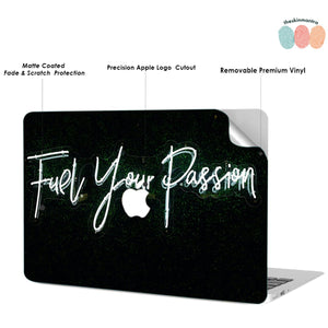 Fuel Your Passion Macbook Skin Decal