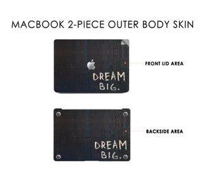 Dream Big Macbook Skin Decal