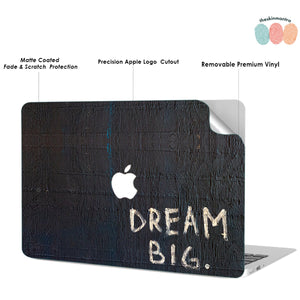 Dream Big Macbook Skin Decal