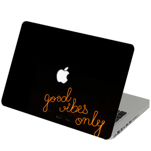 Good Vibes Only Macbook Skin Decal