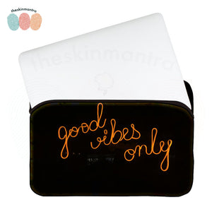 Good Vibes Only   Laptop Macbook Sleeve Bag FLAP