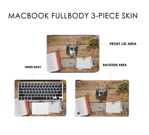 Subject is the Camera Macbook Skin Decal