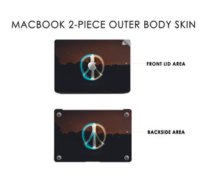 Peace Buddha Macbook Skin Decal