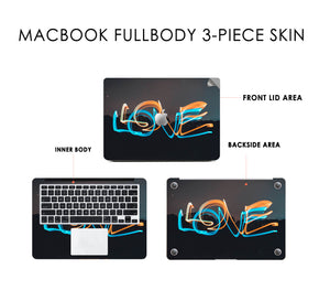Scrambled Love Macbook Skin Decal