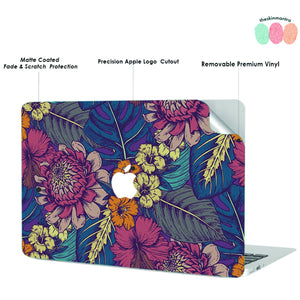 FLORAL POP ART Macbook Skin Decal