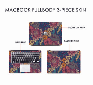 FLORAL POP ART Macbook Skin Decal