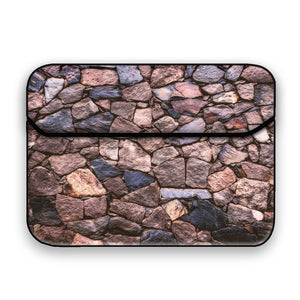 STONE WALLED Laptop Macbook Sleeve Bag FLAP