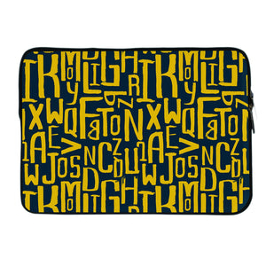 ALL-THE-WORDS-IN-THE-WORLD- Laptop-Macbook-Designer-Sleeve