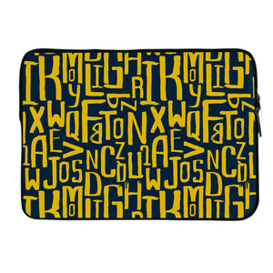 ALL-THE-WORDS-IN-THE-WORLD- Laptop-Macbook-Designer-Sleeve