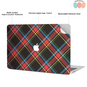 Plaid and Simple 4 Macbook Skin Decal