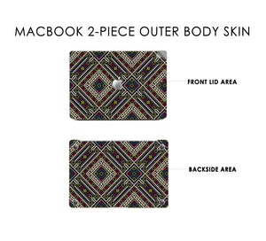 Polygonal Fractals Macbook Skin Decal