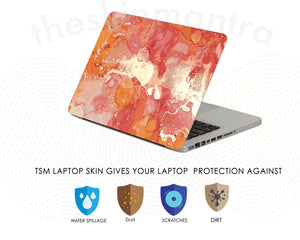 AMBER SPILL LAPTOP SKIN / DECAL