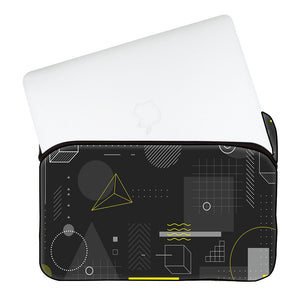 Abstract Geometry Laptop Macbook Sleeve Bag FLAP