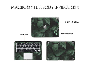 LETTER ON A LEAF  DFY Macbook Skin Decal