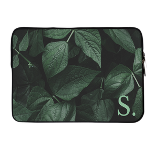 Letter On a Leaf Chain Pouch Laptop Macbook Sleeve