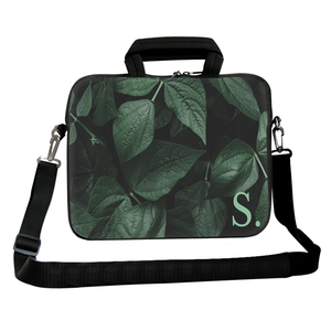 Letter On a Leaf Chain Pouch Laptop Macbook Sleeve
