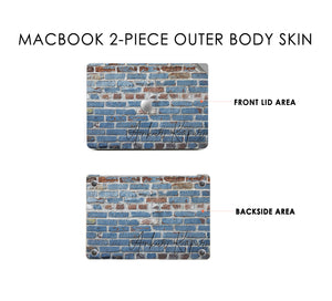 Wall Engraved DFY Macbook Skin Decal