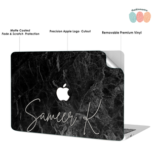 MARBLE FLOURISH DFY Macbook Skin Decal