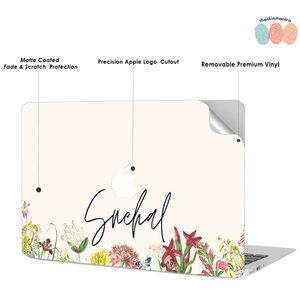 FLORAL BASE  DFY Macbook Skin Decal