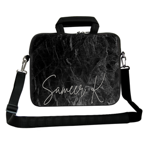 Marble Flourish DFY Chain Pouch Laptop Macbook Sleeve