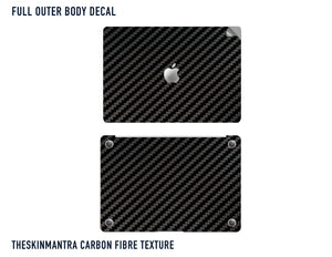 Carbon Fibre Texture Macbook Skin Decal