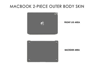 Matte Black MacBook Skin Decal
