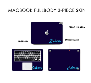 Navy Blues DFY Macbook Skin Decal