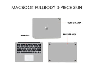 Matte Black MacBook Skin Decal