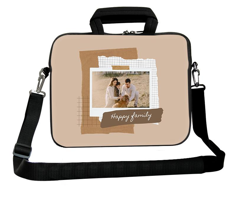 CUSTOMIZED CHAIN LAPTOP MACBOOK SLEEVE WITH CHAIN AND SLING